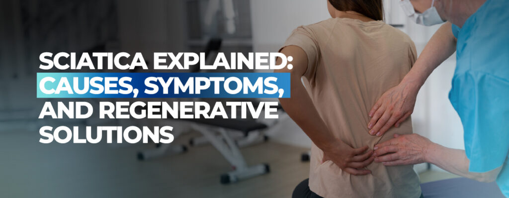 Sciatica: Causes, Symptoms, and Regenerative Treatment Options Explained